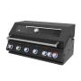 Boss Grill 6 Burner Built-In Gas BBQ - Black  image 1