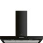 Smeg 90cm Chimney Cooker Hood - Black image 1