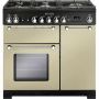 Rangemaster KCH90DFFCRC Kitchener 90cm Dual Fuel Range Cooker - Cream image 1