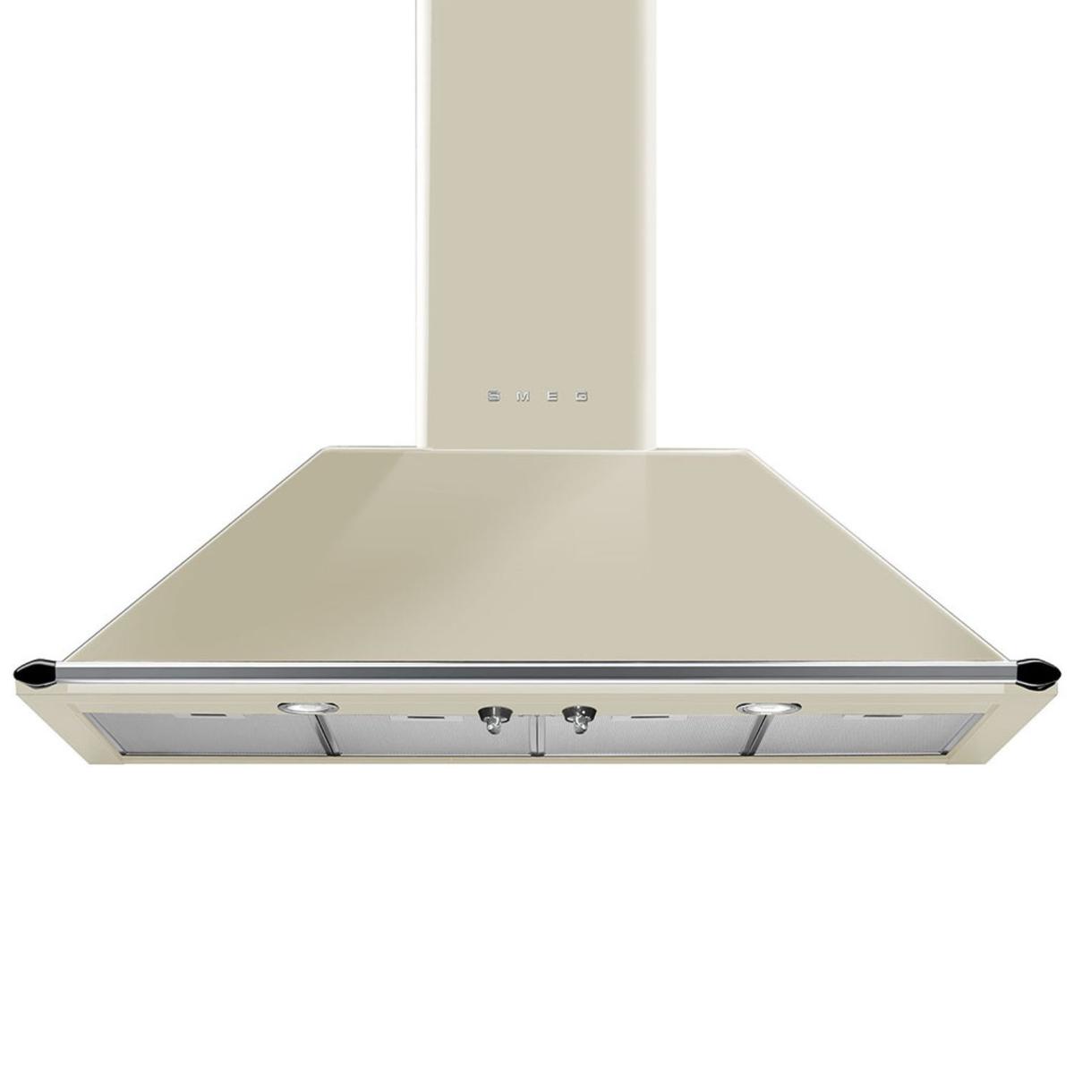 Smeg Victoria 110cm Chimney Cooker Hood - Cream image 1
