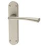 Internal Antique Brass Lever Door Handle with Latch and Hinges Pack - 75mm Latch - Kuban - XL Joinery image 1