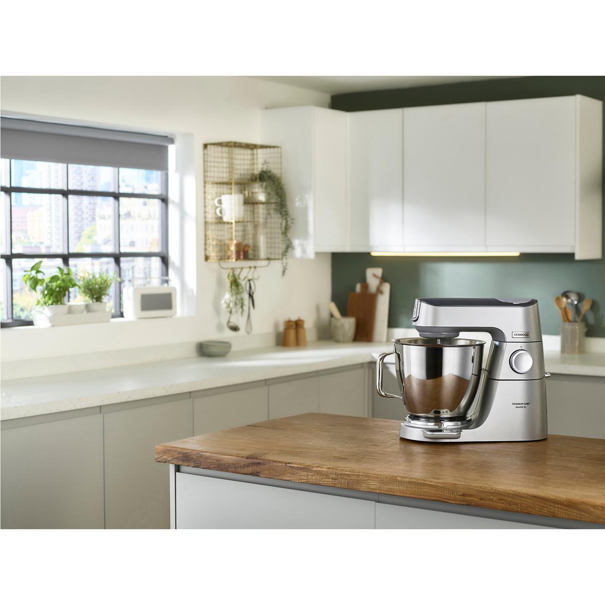 Kenwood KVL85.004SI Chef Titanium Baker XL Stand Mixer 7L & 5L Bowls – Silver image 6