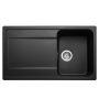 Rangemaster Loa Single Bowl Inset Granite Kitchen Sink - Black image 1