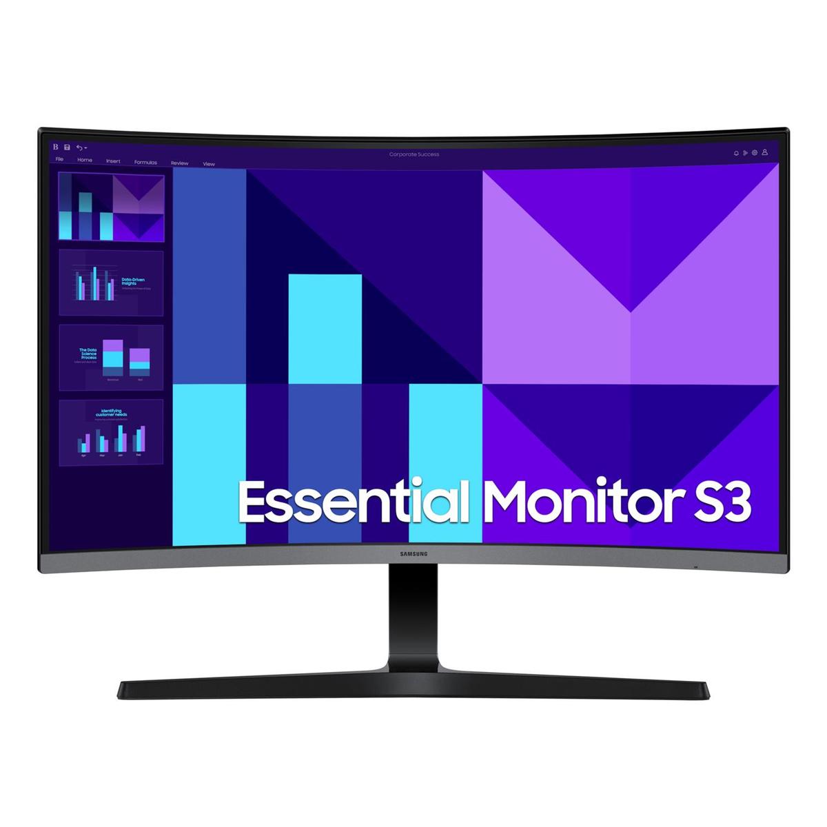 Samsung S39GD 27" VA Full HD 100Hz Curved Monitor image 1