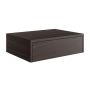 600mm Walnut Wood Effect Wall Hung Countertop Vanity Unit - Lugo image 1