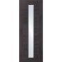 Internal Grey Laminate Glazed Door with Clear Glass - Pre-Finished - 1981 x 686 x 35mm - Forli - XL Joinery image 1
