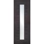 Internal Grey Laminate Glazed Door with Clear Glass - Pre-Finished - 1981 x 686 x 35mm - Palermo - XL Joinery image 1