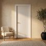 Internal White Laminate Door - Pre-Finished - 1981 x 838 x 35mm - Stria - XL Joinery image 1