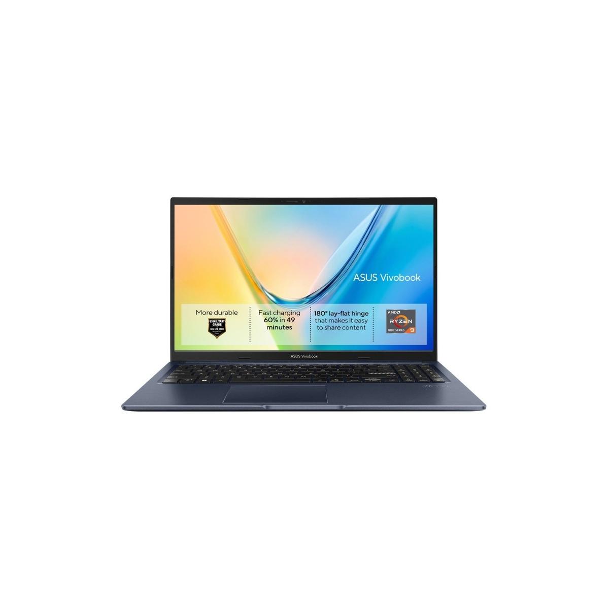 ASUS VivoBook 15 AMD Ryzen 9 7940HS 16GB RAM 512GB SSD 15.6 Inch Windows 11 Laptop image 1