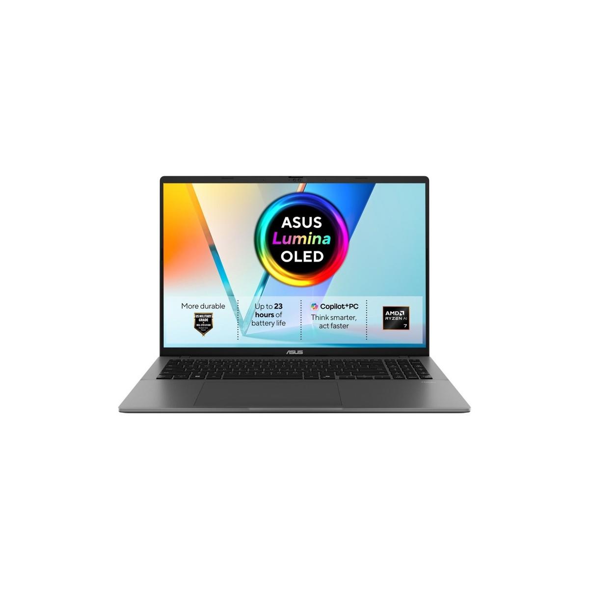 ASUS VivoBook S16 AMD Ryzen AI 7 16GB RAM 512GB SSD 16 Inch Windows 11 Copilot+ Laptop image 1