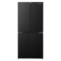 Fridgemaster 427 Litre Four Door American Fridge Freezer - Black image 1
