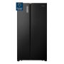 Fridgemaster 519 Litre Side-By-Side American Fridge Freezer - Black image 1