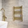 GRADE A2 - Brass Towel Radiator 800 x 500mm - Nazco