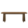 Rectangular Walnut Dining Table - Seats 6 - 8 - Noor image 1