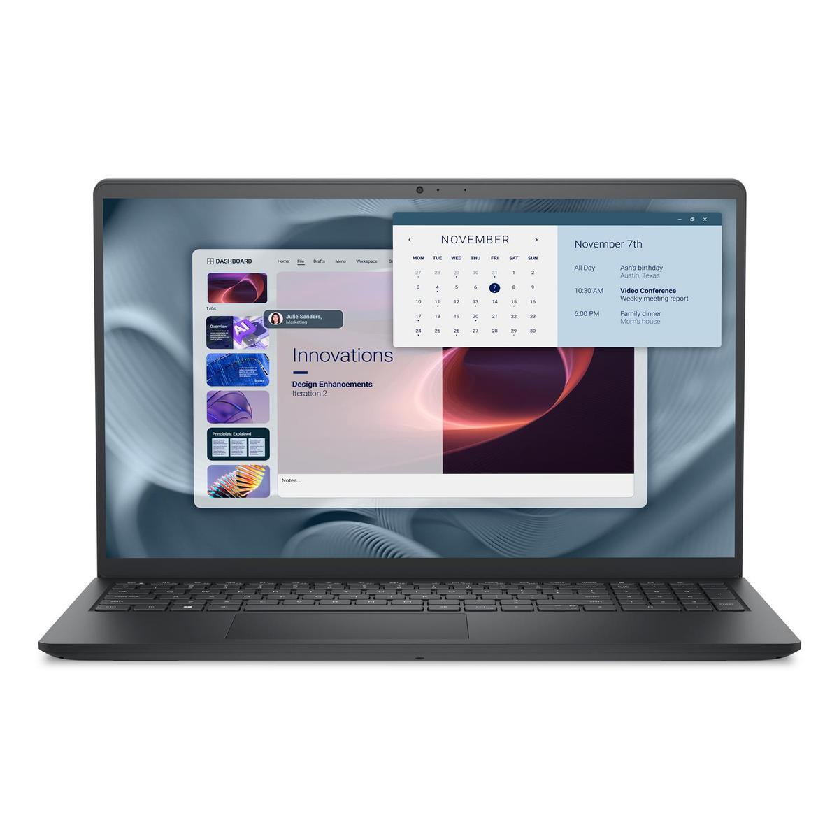 Intel Core i7-1355U (12MB Cache), 16GB DDR5-SDRAM, 512GB SSD, 15.6&quot; Full HD 1920 x 1080 IPS WVA, Intel UHD Graphics, WLAN, Webcam, Windows 11 Pro 64-bit image 1