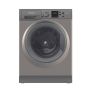 Refurbished Hotpoint AntiStain NSWM846GGUK Freestanding 8KG 1400 Spin Washing Machine Graphite