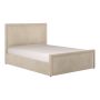 Beige Chenille King Side Lift Ottoman Bed - Joan image 1