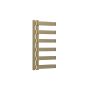Brass Designer Curved Towel Radiator 850 x 500mm - Ordos image 1