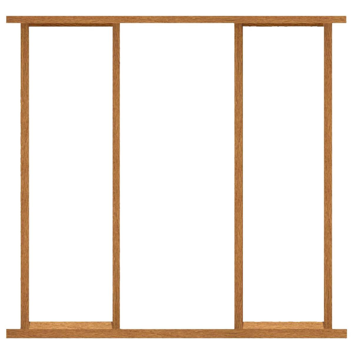 External Oak Side Light Frame Kit - 2067 x 2179mm, Unfinished image 1