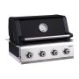 Outback Jupiter - 4 Burner Hybrid Gas and Charcoal Built In - Black  image 1