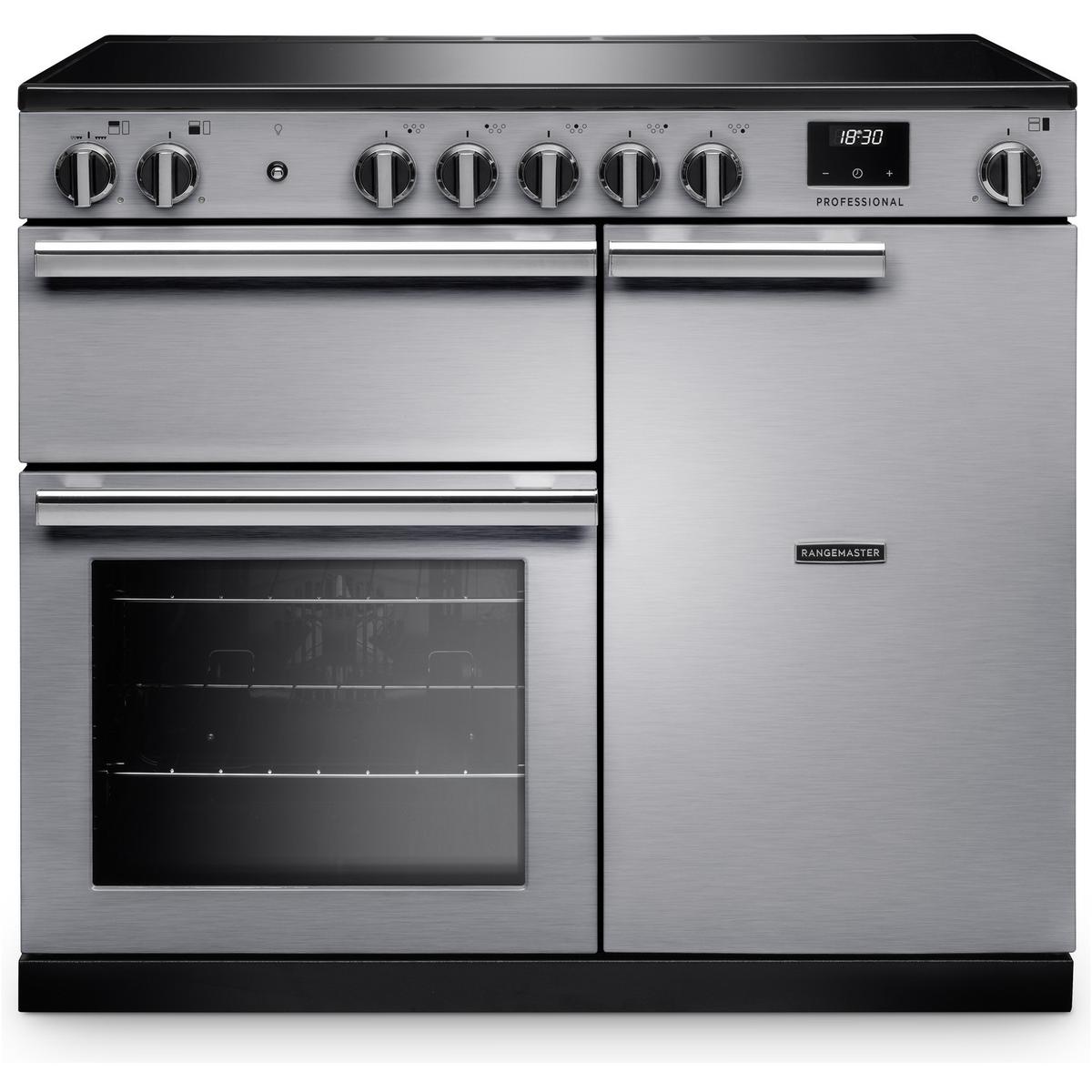 Rangemaster Professional 100cm Induction Range Cooker - Stainless Steel image 1