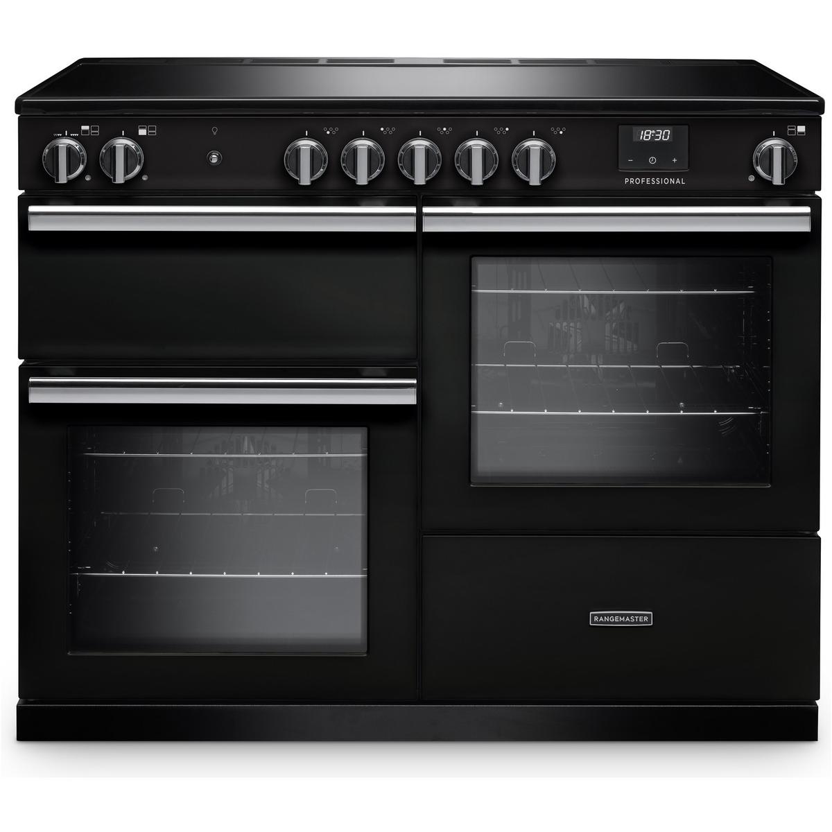 Rangemaster Professional 110cm Induction Range Cooker - Charcoal Black image 1