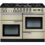 Rangemaster Professional Plus 110cm Dual Fuel Range Cooker - Cream image 1