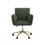 Green Chenille Swivel Office Chair - Reed  image 1