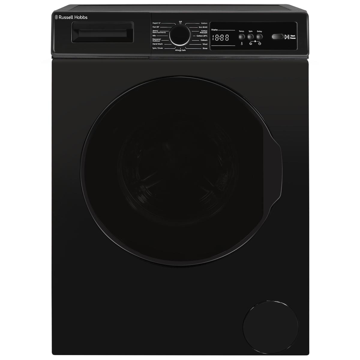 GRADE A2 - Russell Hobbs 11 Series 8kg 1400rpm Washing Machine - Black