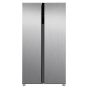 Refurbished Russell Hobbs 442 Litre Side-By-Side American Fridge Freezer - Stainless Steel image 1