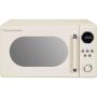 Refurbished Russell Hobbs Retro RHM2044C 20L 800W Freestanding Solo Microwave Cream