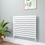Riace White Flat Designer Radiator 770x1000mm Single Panel 2973 BTU image 1