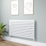 Riace White Flat Designer Radiator 770x1400mm Single Panel 4072 BTU image 1