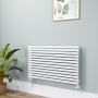 Ravello White Square Designer Radiator 585x1000mm Single Panel 2785 BTU image 1