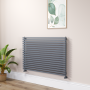 Ravello Dark Grey Anthracite Square Designer Radiator 810x1200mm Single Panel 4553 BTU image 1