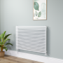 Ravello White Square Designer Radiator 810x1200mm Single Panel 4553 BTU image 1