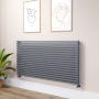 Ravello Dark Grey Anthracite Square Designer Radiator 810x1600mm Single Panel 5908 BTU image 1