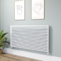 Ravello White Square Designer Radiator 810x1600mm Single Panel 5908 BTU image 1
