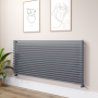 Ravello Dark Grey Anthracite Square Designer Radiator 810x1800mm Single Panel 6570 BTU image 1