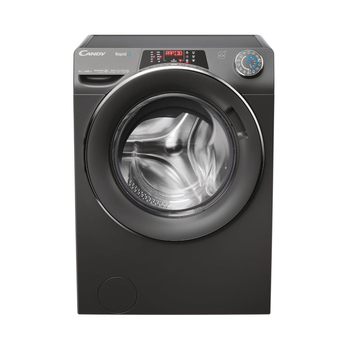 Refurbished Candy RapidÓ 10kg 1600rpm Washing Machine - Anthracite Grey image 1