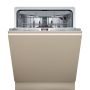 Neff N 50 Integrated Dishwasher - Smart, C-rated, Silver control panel image 1