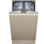 Refurbished Neff N 50 10 Place Settings Fully Integrated Dishwasher -  Vario Hinge, Flex Basket, Info Light, Home Connect, Favorite, Programme Assistant, Aquastop, silver, E rated