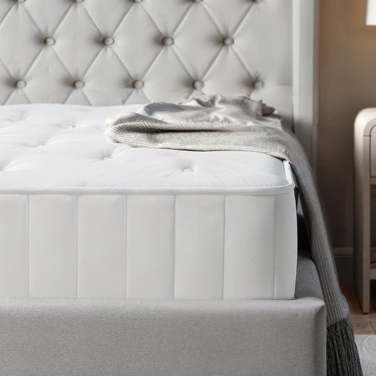 ALMOST PERFECT - Double Orthopaedic 1000 Pocket Sprung Tufted Mattress - Sleepful