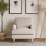 ALMOST PERFECT - Payton Beige Woven Armchair image 1
