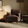 Brown Chenille Armchair – Payton image 1