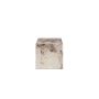 ONLY OPENED - Square Beige Marble Side Table - Sur