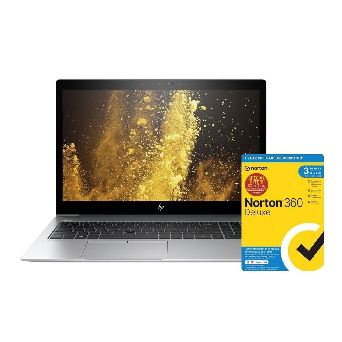 Refurbished HP EliteBook 850 G5 Core i5 8th gen 8GB RAM 256GB SSD 15.6 Inch Windows 11 Pro Laptop image 1