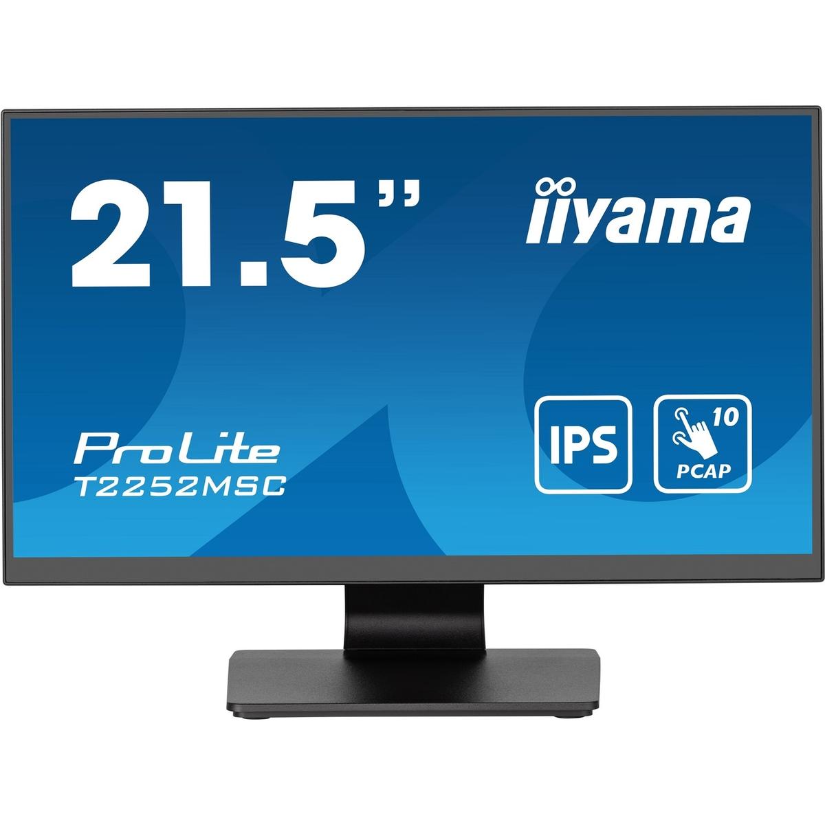 Refurbished iiyama ProLite T2252MSC-B2 21.5" Full HD IPS Touchscreen Monitor
