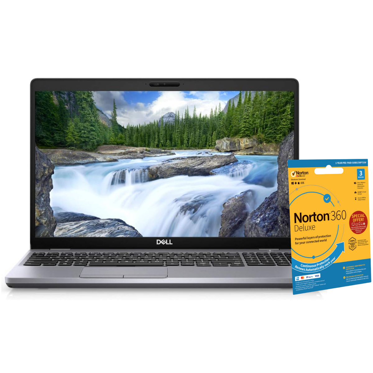 Refurbished Dell Latitude 5510 Intel Core i5 10th gen 16GB RAM 256GB SSD 15.6 Inch Windows 11 Pro Laptop image 1