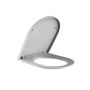 White Round Soft Close Toilet Seat with Quick Release - Tanya image 1